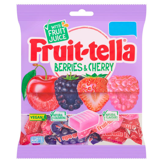 Fruit-tella Berries & Cherry (135g × 12 × 1)
