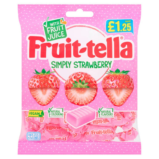 Fruit-tella Simply Strawberry (135g × 12 × 1)