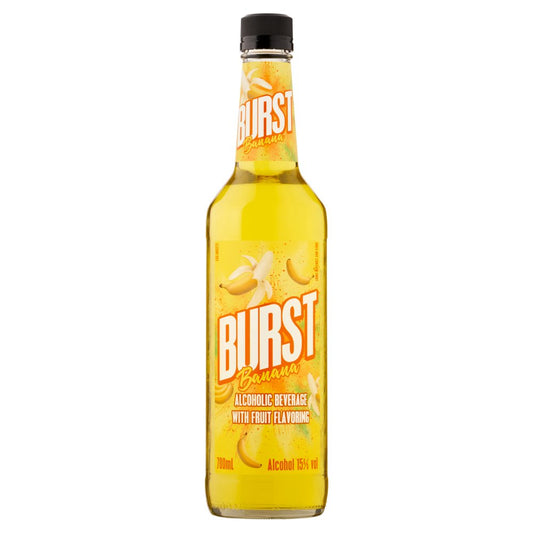 Burst Banana Alcoholic Beverage with Fruit Flavoring 700ml (70Cl × 6)