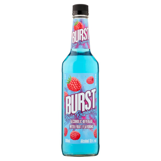 Burst Blue Raspberry Alcoholic Beverage with Fruit Flavoring 700ml (70Cl × 6)