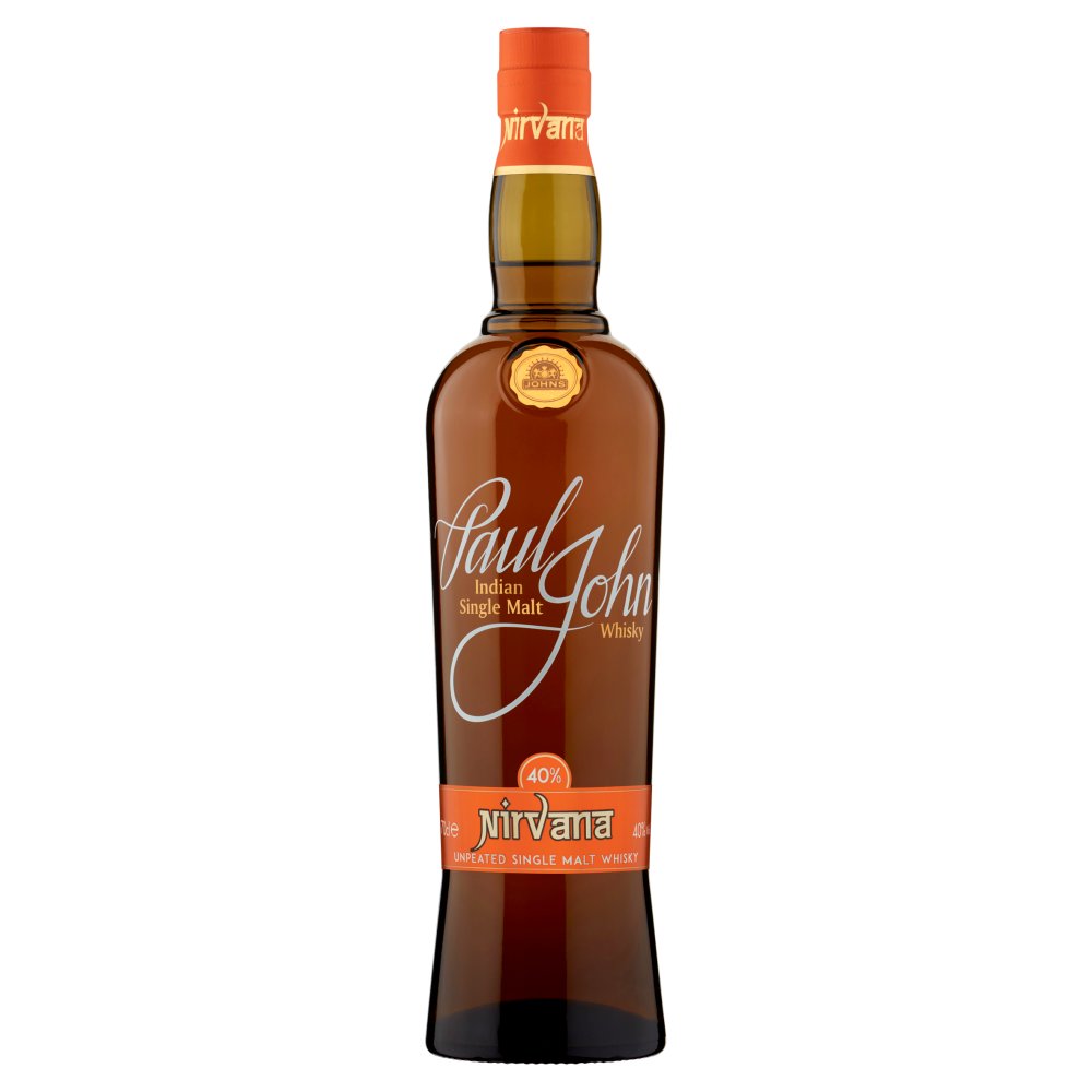 Paul John Nirvana Indian Single Malt Whisky 70cl (70Cl × 6)