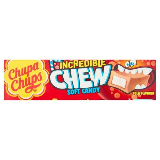 Chupa Chups Incredible Chew Soft Candy Cola Flavour (45g × 20 × 12)