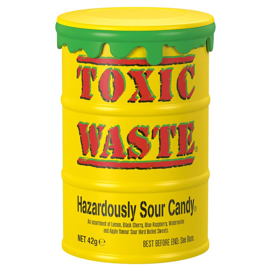 Toxic Waste Hazardously Sour Candy (Sgl × 12 × 1)
