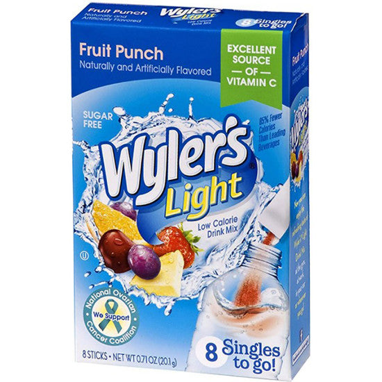 WYLERS LIGHT 2 GO FRUIT PUNCH