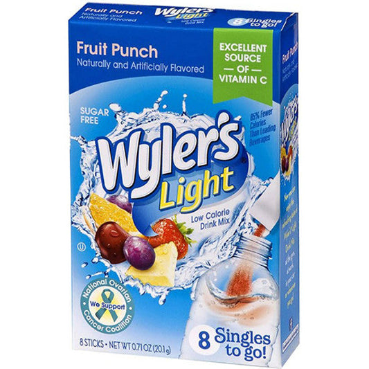 WYLERS LIGHT 2 GO FRUIT PUNCH