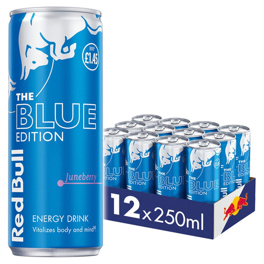 Red Bull Energy Drink Blue Edition Juneberry 2 PM 1.45 (250ml × 12 × 1)