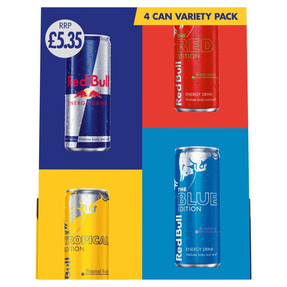 Red Bull Energy Drink Variety Pack  PM 5.35 (250ml × 6 × 1)