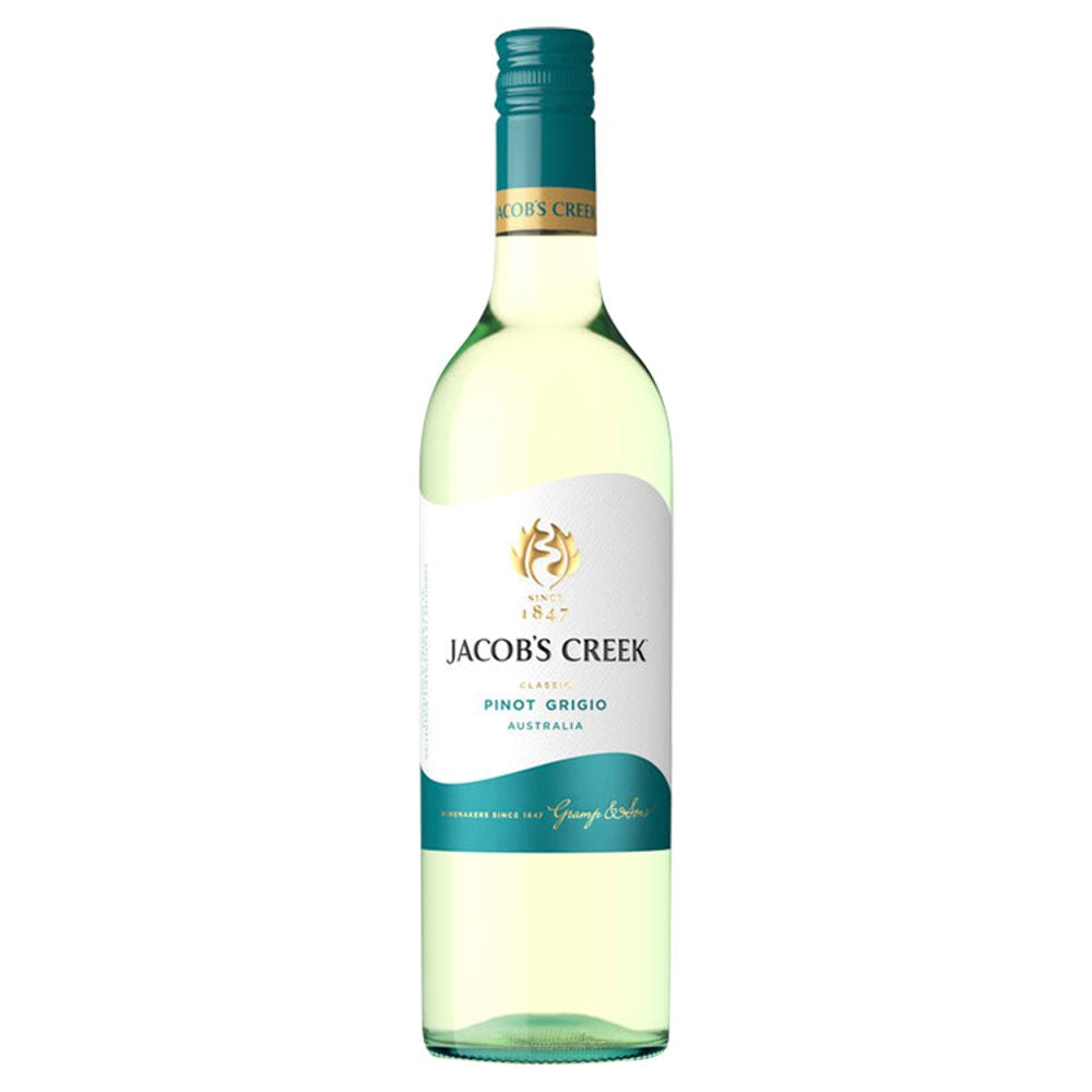 Jacob's Creek Pinot Grigio White Wine 75cl (75Cl × 6)