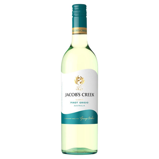 Jacob's Creek Pinot Grigio White Wine 75cl (75Cl × 6)