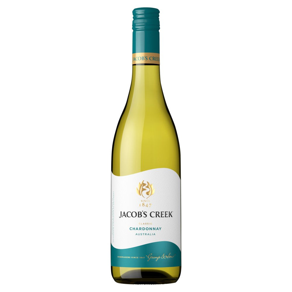 Jacob's Creek Chardonnay White Wine, 75cl (75Cl × 6)