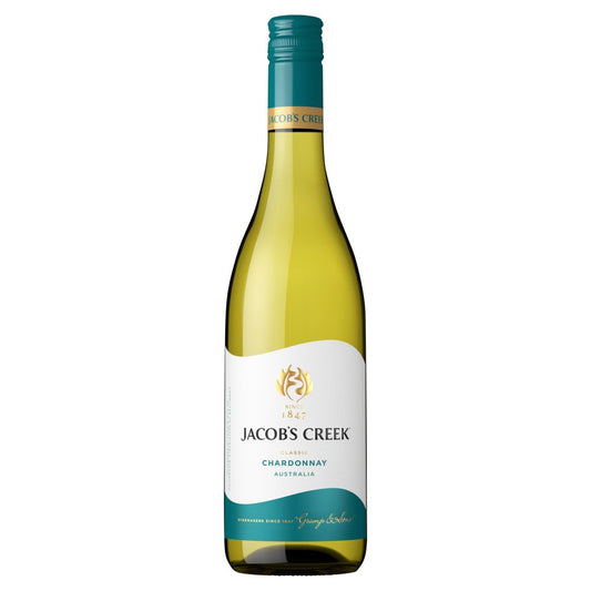Jacob's Creek Chardonnay White Wine, 75cl (75Cl × 6)