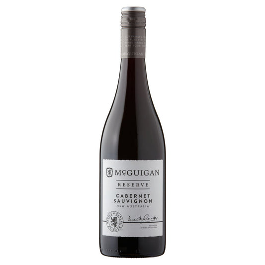 McGuigan Reserve Cabernet Sauvignon Australian Red Wine 75cl (75Cl x 6)
