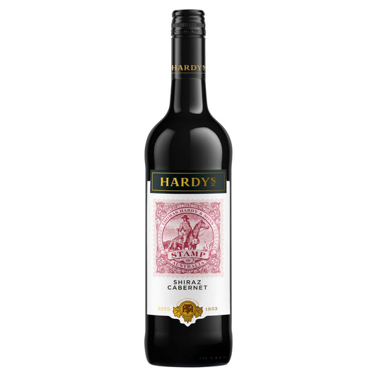 Hardys Stamp Shiraz Cabernet Red Wine 75cl (75Cl x 6)