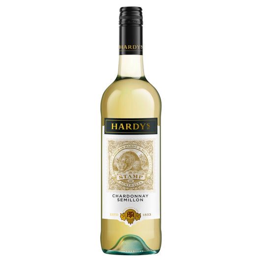 Hardys Stamp Chardonnay Semillon White Wine 75cl (75Cl × 6)