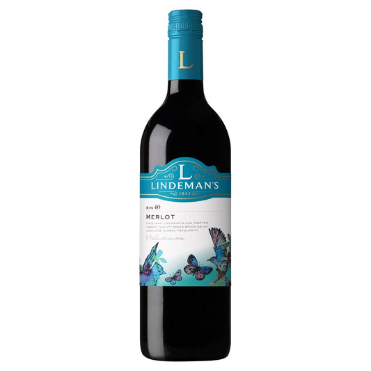 Lindeman's Bin 40 Merlot 750ml (75Cl x 6)