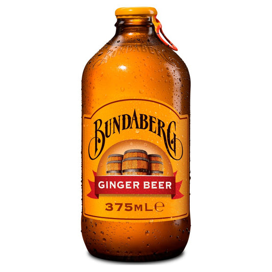 Bundaberg Ginger Beer  Glass Bottle (375ml × 12 × 1)