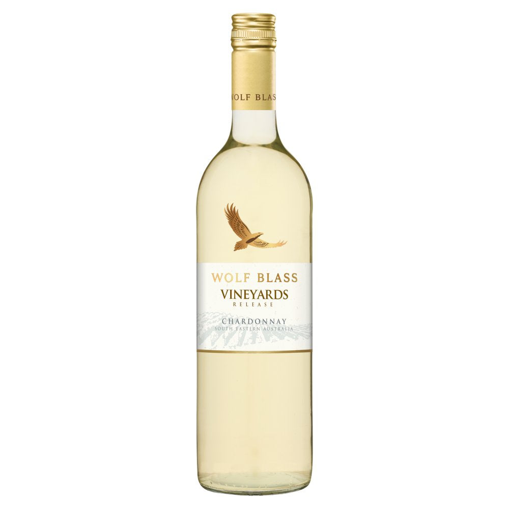 Wolf Blass Vineyards Release Chardonnay 750ml (75Cl × 6 × 1)