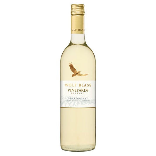 Wolf Blass Vineyards Release Chardonnay 750ml (75Cl × 6 × 1)