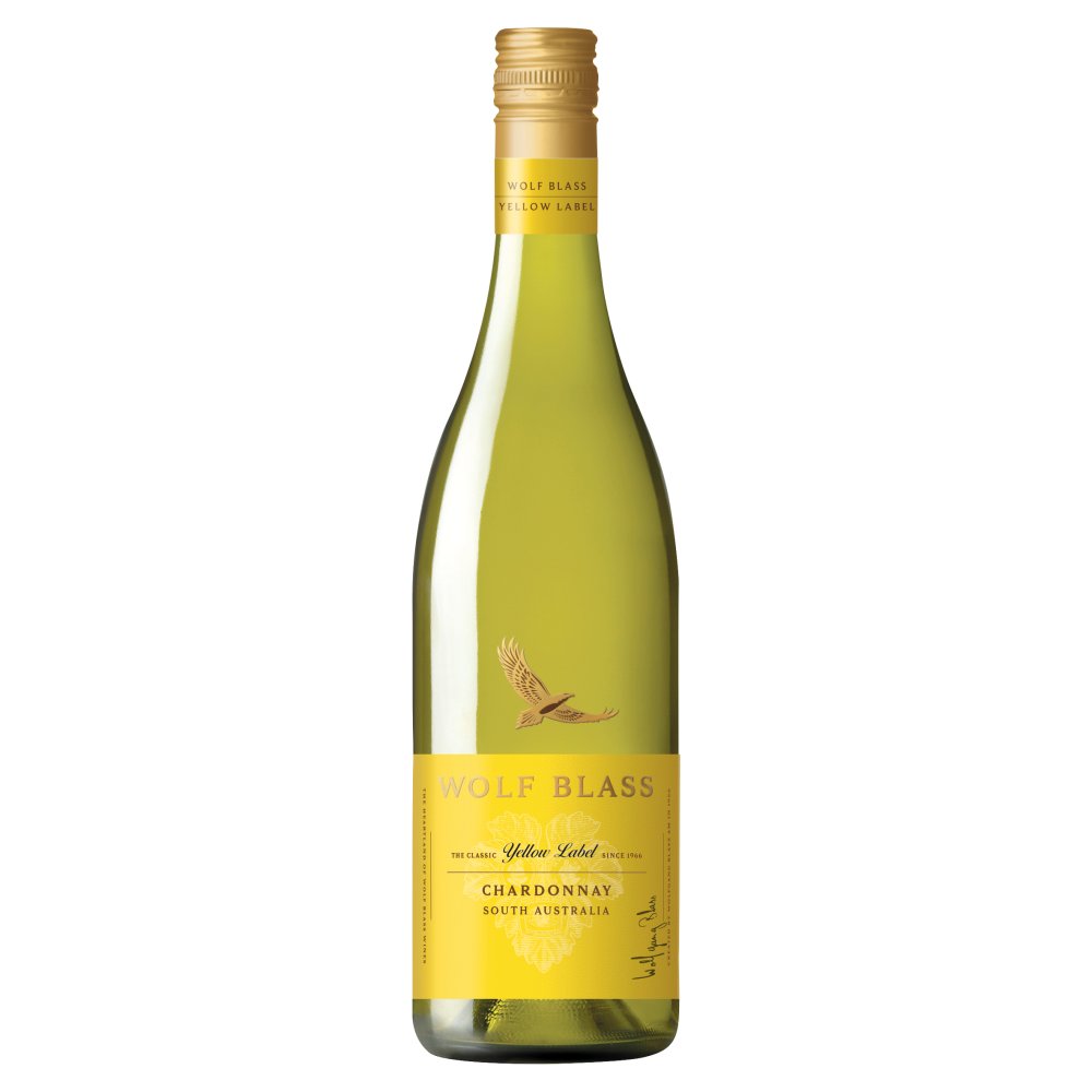 Wolf Blass Yellow Label Chardonnay 750ml (75Cl × 6)