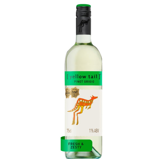 Yellow Tail Pinot Grigio White Wine 750ml (75Cl × 6)
