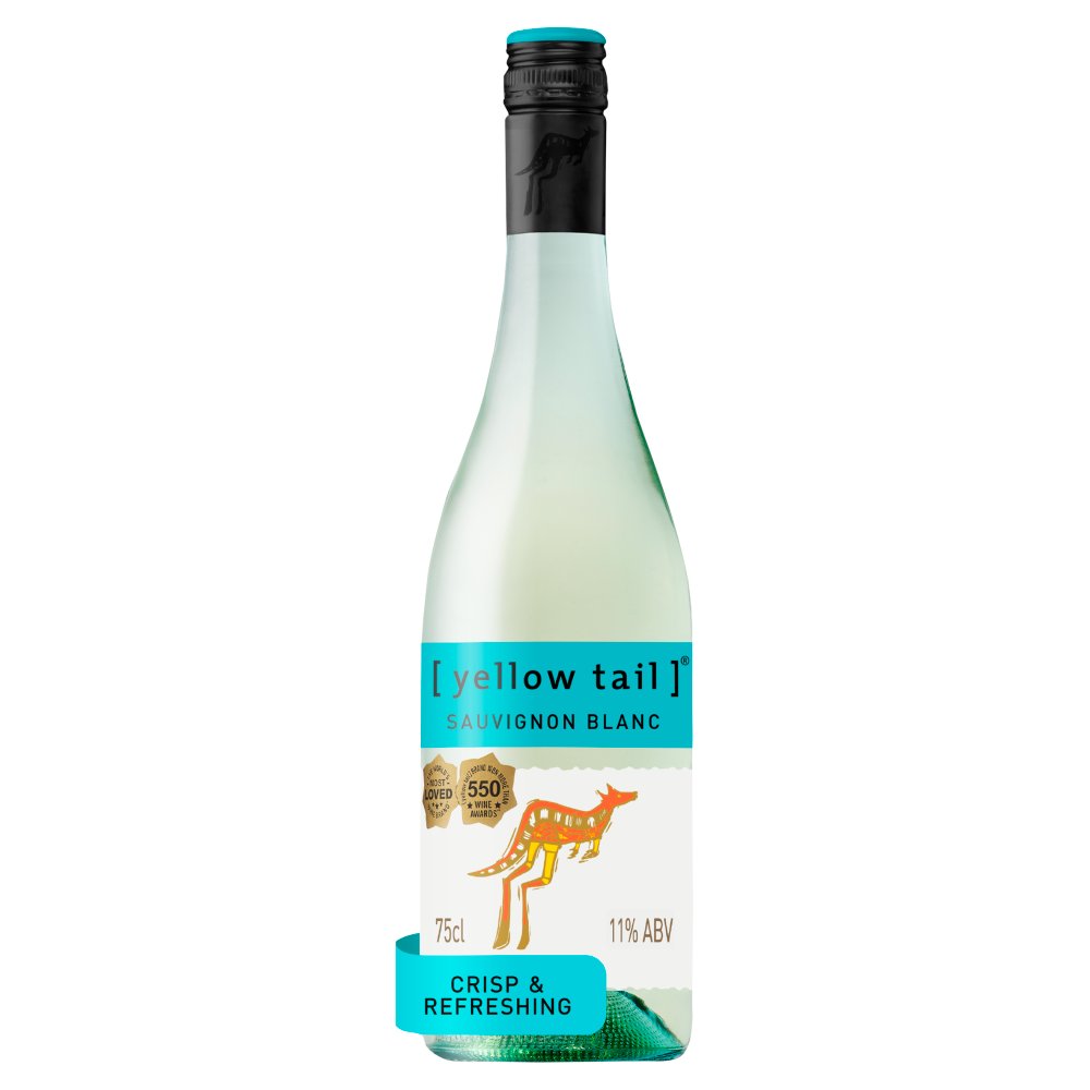 Yellow Tail Sauvignon Blanc White Wine 750ml (75Cl × 6)