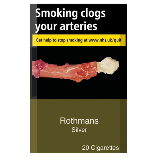 Rothmans Silver Cigarettes (20s × 10 × 1)