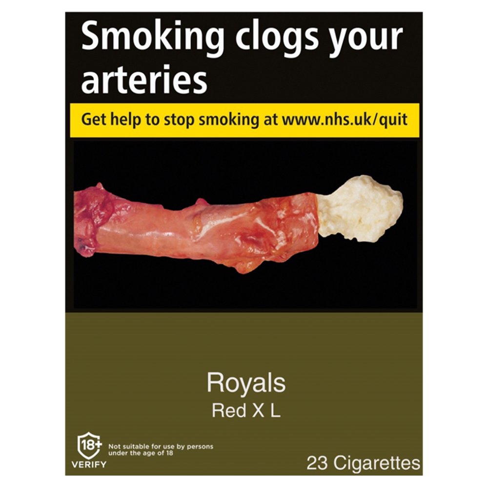 Royals Red 23 Cigarettes (23s × 8 × 1)