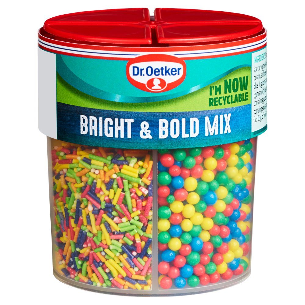 Dr. Oetker Bright & Bold Sprinkles Mix (109g × 4 × 1)