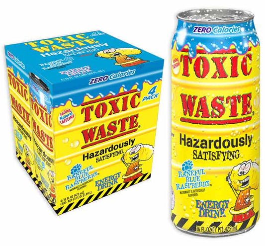 Toxic Waste Energy Drink Blue Raspberry 473ml