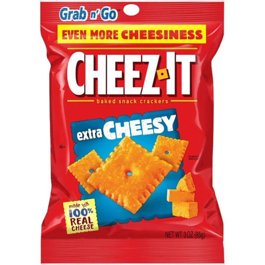 CHEEZ-IT CRACKERS EXTRA CHEESY