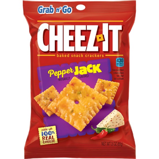 CHEEZ-IT CRACKERS PEPPER JACK