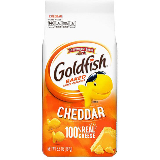 GOLDFISH CRACKERS CHEDDAR CHEESE