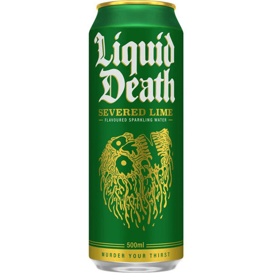 Liquid Death Sparkling Severed Lime 500ml
