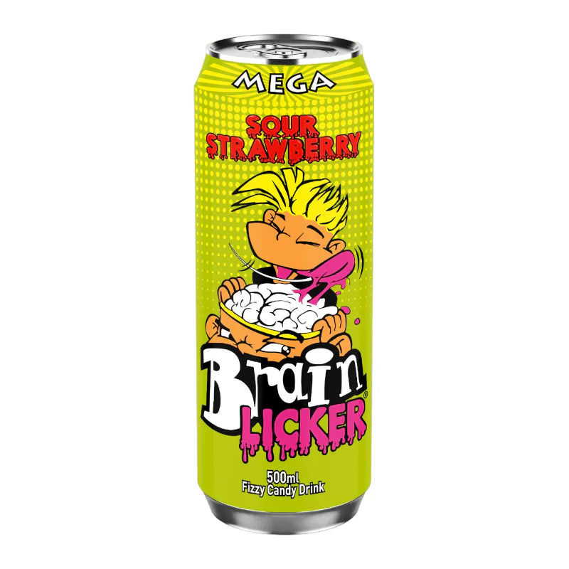 Brain Licker Soda Strawberry 500 ml